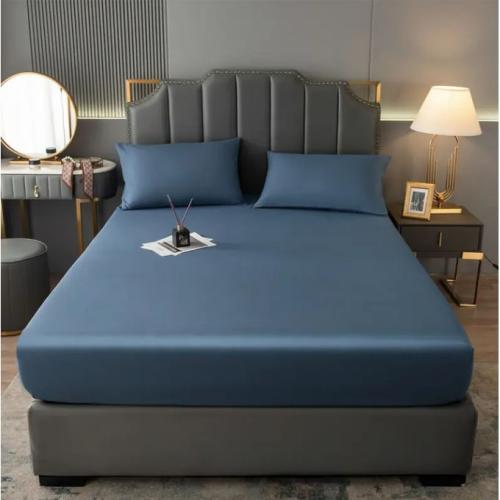 Drap housse imperméable respirant lit double 3 places protège matelas