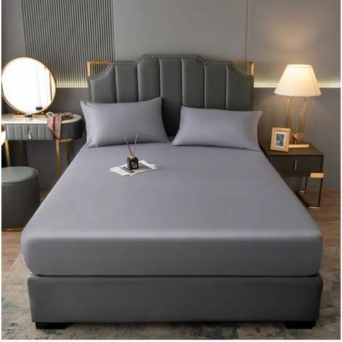 Drap housse imperméable respirant lit double 3 places protège matelas